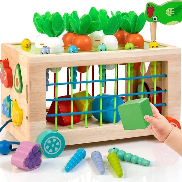 Other - Winique Wooden Montessori Vegetable Garden Playset for Kids
